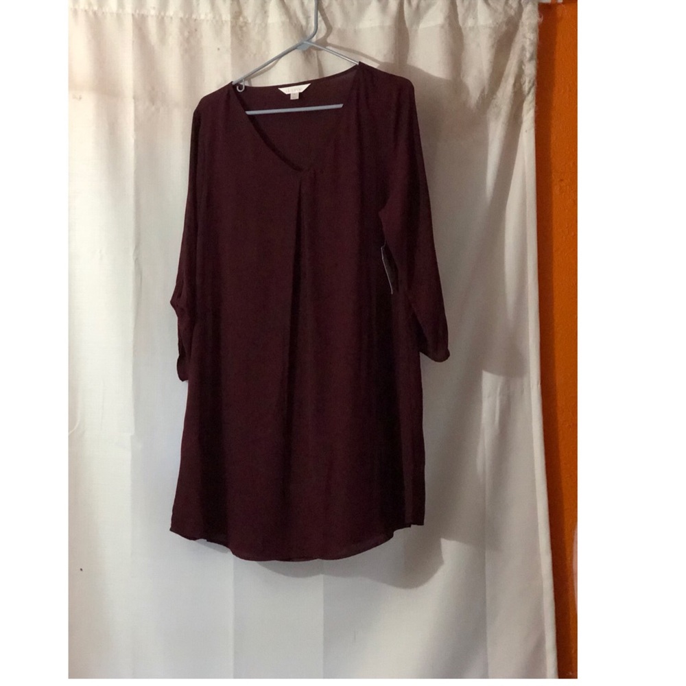 Maroon dress